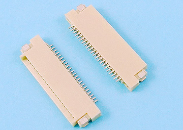 LFPCGBL121-XXR-TAND-X FPC 0.5mm H:1.5 NON-ZIF SMT  R/A  Dual Contact Type Connector