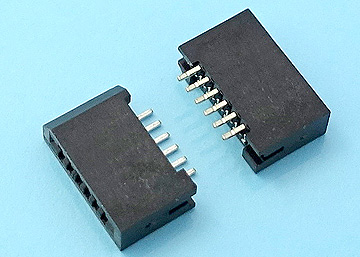 FPC 1.0mm H:2.8 NON-ZIF SMT R/A Dual Contact Type Connector