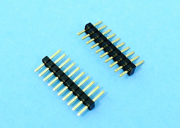 LP/H127SGN a A b -1xXX 1.27mm Pin Header H:1.0 W:2.1 Single Row Straight DIP Type 