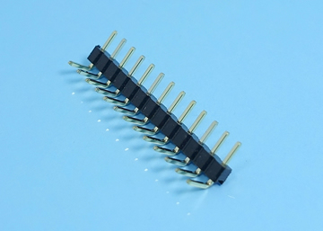 LP/H200RGX a A c ∕ b -1xXX 2.0mm Pin Header H:2.0 W:2.0 Single Row Down Angle DIP Type