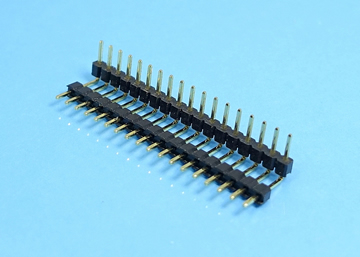 LP/H200UGX a A d／c A b -1xXX 2.0mm Pin Header H:2.0 W:2.0 Single Row Dual Base Up Angle DIP Type