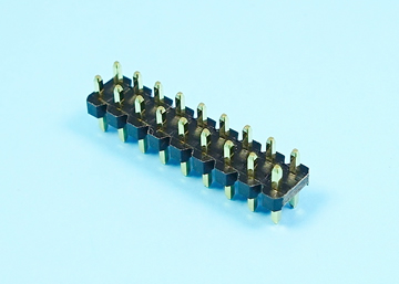 LP/H254SGN a B b -2xXX 2.54mm Pin Header H:1.7 W:5.08 Dual Row Straight DIP Type