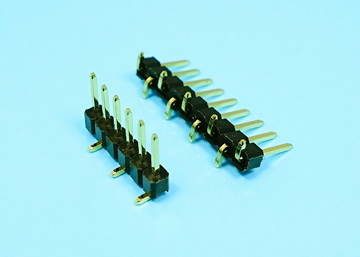 LP/H254TGN a A c - b -1xXX XT 2.54mm Pin Header H:2.54 W:2.54 Single Row SMT Type