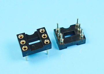 LICS254R030XX(N) 2.54mm Machined Pin IC Socket (0.3 inch Wide)