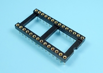 LICS254R060XX(N) 2.54mm Machined Pin IC Socket (0.6 inch Wide)