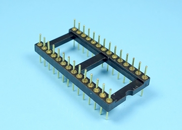 LICS254M060XX(N)GO 2.54mm Machined Pin Header IC Socket (0.6 inch Wide)