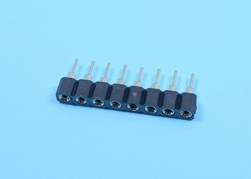 LSIP254-1×XX 2.54mm SIP SOCKET Single Row Round Pin