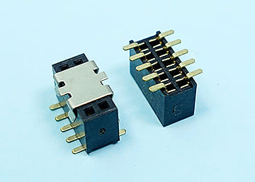 LPCB127BTG X -5.1-2xXX-X 1.27mm Female Header H:4.3 W:3.0 SMT Type Dual Row