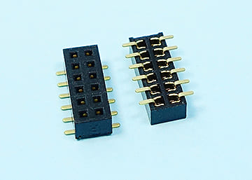 1.27mm Female Pin Header H:2.0 W:3.0 SMT Type  Dual Row