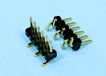 LP/H127SGN a B b -2xXX 1.27mm Pin Header H:1.5 W:3.4 Dual Row Straight DIP Type