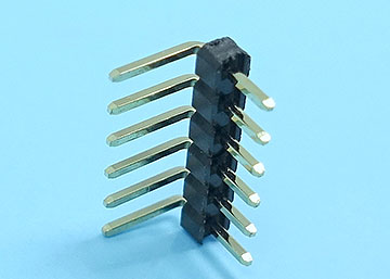LP/H200UGN a／c B b -1xXX 2.0mm Pin Header H:1.5 W:2.0 Single Row Up Angle DIP Type