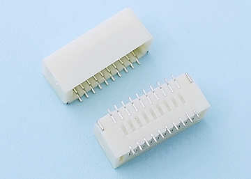 LW-SHD100R-2 x XX-S 1.0mm Pitch Dual Row Wafer ,  90° SMT