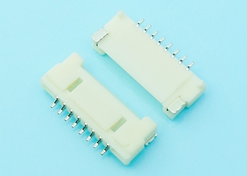 LW-DF14R-XX(GO)-SP 1.25 mm Pitch  Single Row Wafer,  90° SMT , With Post