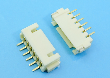 LW-XH250R-XXGO-S 2.5mm Pitch Single Row Wafer , 90°  SMT 