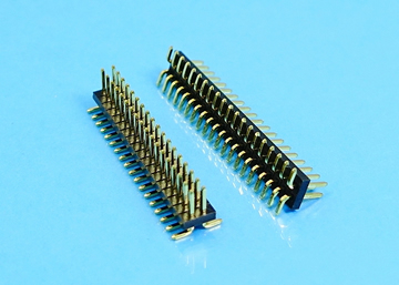 LP/H127TGN a A c - b -2xXX 1.27mm Pin Header H:1.0 W:3.4 Dual Row SMT Type