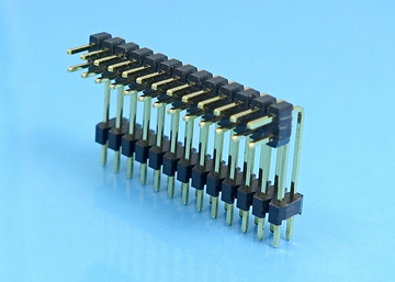 LP/H200UGX a A d／c A b -2xXX 2.0mm Pin Header H:2.0 W:4.0 Dual Row Dual Base Up Angle DIP Type