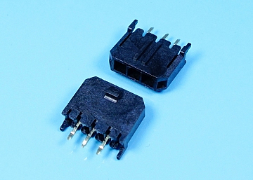 LW-MF300S-XX-P 3.0mm Pitch Single Row Wafer, DIP 180°   With Peg