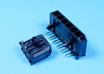 LW-MF300R-XX-P 3.0mm Pitch Single Row Wafer ,DIP  90°  With Peg