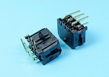 LW-MF300R-2xXX-P 3.0mm Pitch Dual Row Wafer, DIP 180° With Peg