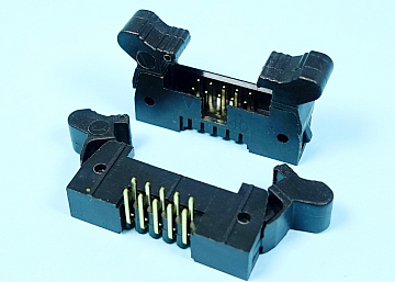 LBHE200R-XX 2.0 mm Pitch Box Header With Short Latches Right Angle Type