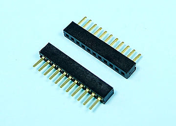 LPCB100ASG X2-1xXX 1.00mm Female Header H:2.0 W:1.5 DIP:2.0 Straight Single Row  